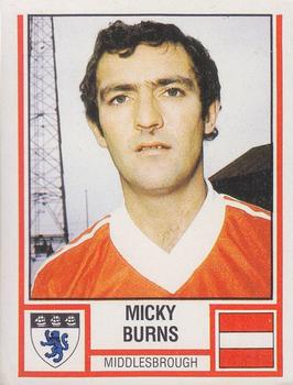 1980-81 Panini Football (UK) #224 Micky Burns Front