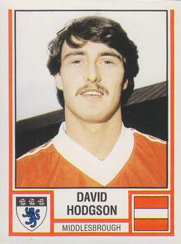 1980-81 Panini Football (UK) #225 David Hodgson Front