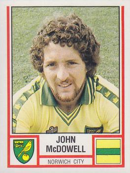 1980-81 Panini Football (UK) #234 John McDowell Front