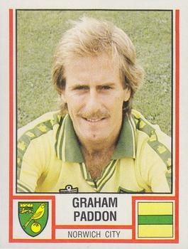 1980-81 Panini Football 81 (UK) #237 Graham Paddon Front
