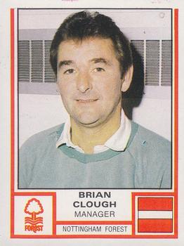 1980-81 Panini Football 81 (UK) #246 Brian Clough Front