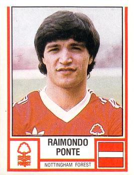 1980-81 Panini Football (UK) #255 Raimondo Ponte Front