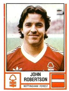 1980-81 Panini Football 81 (UK) #257 John Robertson Front