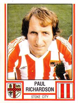 1980-81 Panini Football 81 (UK) #285 Paul Richardson Front