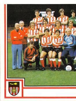 1980-81 Panini Football 81 (UK) #292 Team Photo Front
