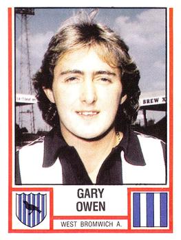 1980-81 Panini Football 81 (UK) #334 Gary Owen Front