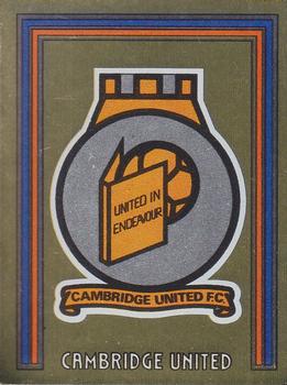 1980-81 Panini Football 81 (UK) #377 Badge Front