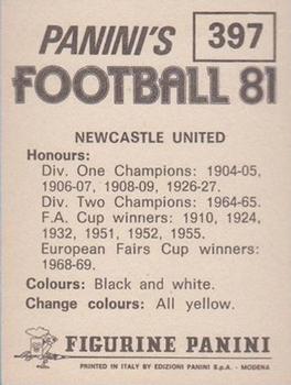 1980-81 Panini Football (UK) #397 Team Photo Back