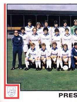 1980-81 Panini Football 81 (UK) #408 Team Photo Front