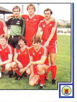 1980-81 Panini Football (UK) #457 Aberdeen Team Group Front