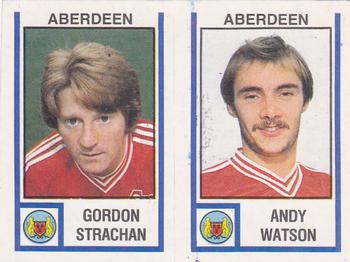 1980-81 Panini Football 81 (UK) #461 Gordon Strachan / Andy Watson Front