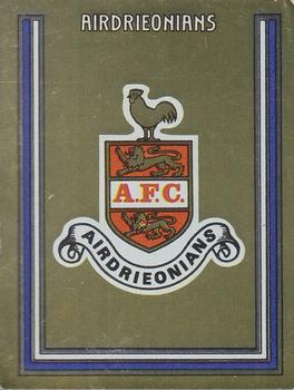 1980-81 Panini Football 81 (UK) #464 Airdrieonians Club Badge Front