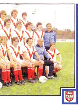1980-81 Panini Football (UK) #466 Airdrieonians Team Group Front