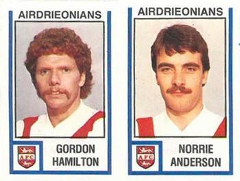 1980-81 Panini Football (UK) #469 Gordon Hamilton / Norrie Anderson Front