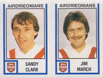 1980-81 Panini Football (UK) #471 Sandy Clark / Jim March Front
