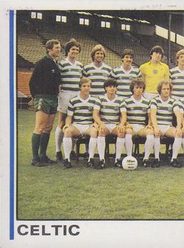 1980-81 Panini Football (UK) #474 Celtic Team Group Front