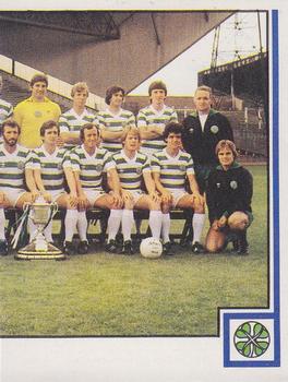 1980-81 Panini Football (UK) #475 Celtic Team Group Front