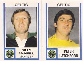 1980-81 Panini Football 81 (UK) #476 Billy McNeill / Peter Latchford Front