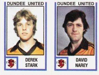 1980-81 Panini Football 81 (UK) #487 Derek Stark / Dave Narey Front