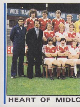 1980-81 Panini Football 81 (UK) #492 Heart of Midlothian Team Group Front