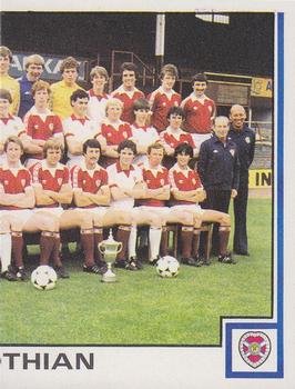 1980-81 Panini Football 81 (UK) #493 Heart of Midlothian Team Group Front