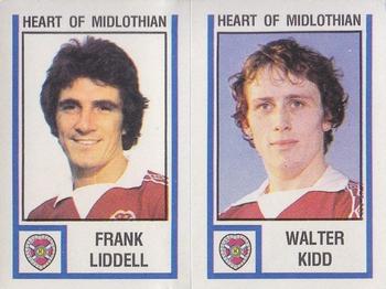 1980-81 Panini Football 81 (UK) #495 Frank Liddell / Walter Kidd Front