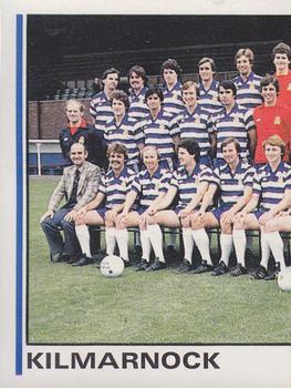 1980-81 Panini Football (UK) #501 Kilmarnock Team Group Front