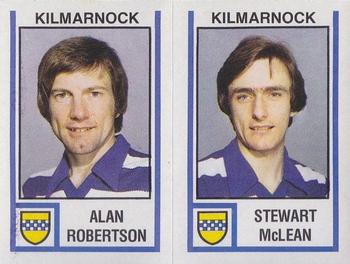 1980-81 Panini Football 81 #504 Alan Robertson / Stewart McLean Front