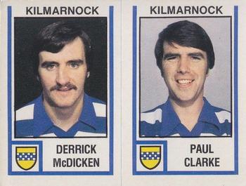1980-81 Panini Football (UK) #505 Paul Clarke / Derrick McDicken Front