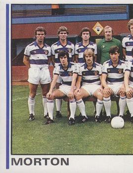 1980-81 Panini Football (UK) #510 Greenock Morton Team Group Front