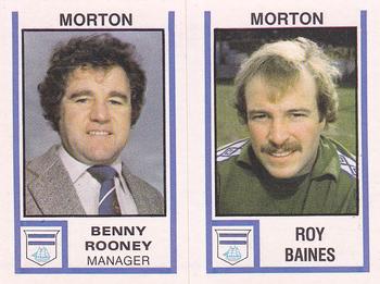 1980-81 Panini Football 81 (UK) #512 Benny Rooney / Roy Baines Front
