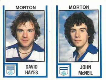 1980-81 Panini Football (UK) #515 David Hayes / John McNeil Front