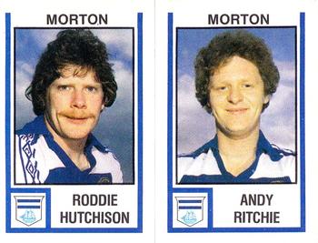 1980-81 Panini Football 81 (UK) #517 Roddie Hutchison / Andy Ritchie Front