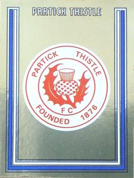 1980-81 Panini Football 81 (UK) #518 Partick Thistle Club Badge Front