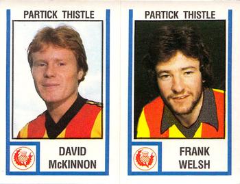1980-81 Panini Football (UK) #522 David MacKinnon / Frank Welsh Front