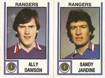 1980-81 Panini Football (UK) #531 Sandy Jardine / Ally Dawson Front
