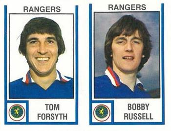 1980-81 Panini Football (UK) #532 Tom Forsyth / Bobby Russell Front