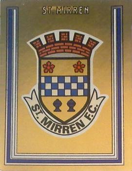 1980-81 Panini Football (UK) #536 St. Mirren Club Badge Front