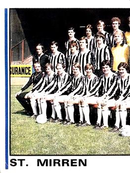 1980-81 Panini Football (UK) #537 St. Mirren Team Group Front