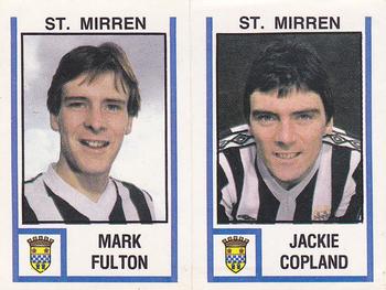 1980-81 Panini Football (UK) #540 Mark Fulton / Jackie Copland Front