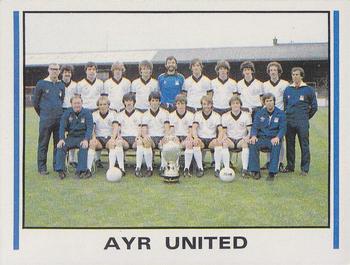 1980-81 Panini Football 81 (UK) #545 Ayr United Team Group Front