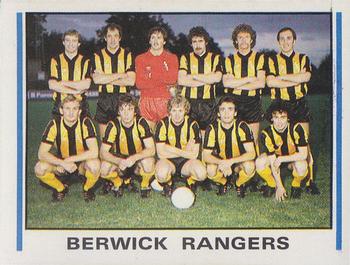 1980-81 Panini Football 81 (UK) #546 Berwick Rangers Team Group Front