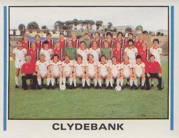 1980-81 Panini Football (UK) #547 Clydebank Team Group Front