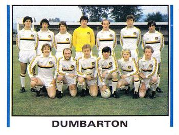 1980-81 Panini Football 81 (UK) #548 Dumbarton FC Team Group Front