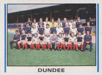 1980-81 Panini Football (UK) #549 Dundee Team Group Front