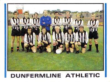 1980-81 Panini Football (UK) #550 Dunfermline Athletic Team Group Front