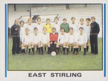 1980-81 Panini Football (UK) #551 East Stirlingshire Team Group Front