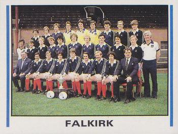 1980-81 Panini Football 81 (UK) #552 Falkirk Team Group Front