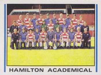 1980-81 Panini Football (UK) #553 Hamilton Academical Team Group Front