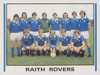 1980-81 Panini Football 81 (UK) #556 Raith Rovers FC Team Group Front